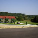 3D Simple house view from distance