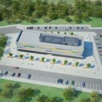 3D City archive building Varazdin front view