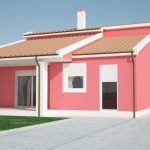 3D Family house Bracun front view