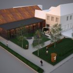 Library concept 3D visualization