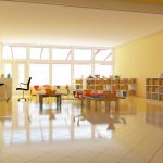 3D Kindergarten interior visualization