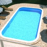 3d house with pool
