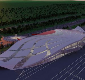 Airport Beylagan 3D visualization