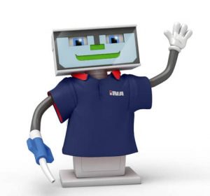 3D INA mascot front view