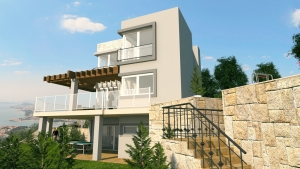 3D Apartment side view