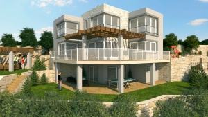 3D Apartment front view