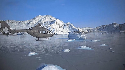 Helicopter land 3D